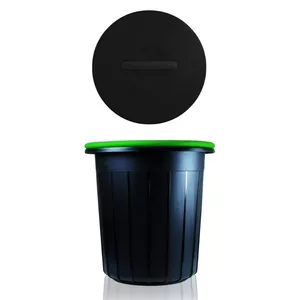 Waste bin gio'style 115760051 25 L dark grey green