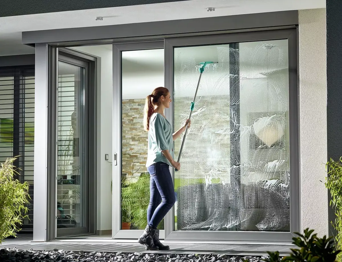 Window cleaning set Leifheit 1051426 telescopic 145–415 cm Photo 6