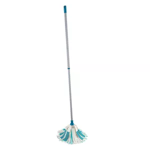 Wet Mop Leifheit 52105 Blue Steel Fiber for Laminate Tiles Wood