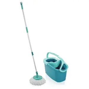 Mopping System Bucket Leifheit 55413 Grey Turquoise Single Tank