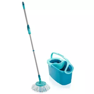 Mopping System Bucket Leifheit CLEAN TWIST Ergo Disc Mop Set Blue