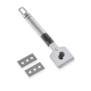 Scraper Leifheit 103252 for hob stainless steel with ergonomic handle