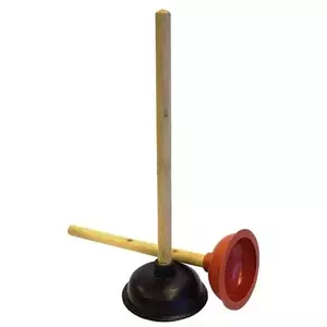 Sink cleaner Sauber 24801069 black/red — compact hand tool for drain and sink cleaning