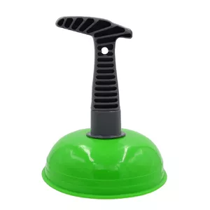 Sink cleaner Sauber 24801068 small grey green, handheld scrub brush for kitchen and bathroom