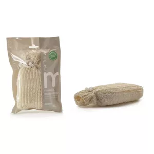 Sisal and cotton massage sponge Natural