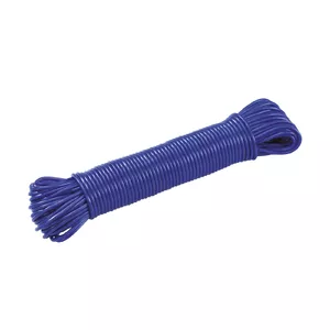 Laundry line Leifheit 81708 — plastic and polyester clothes drying line, blue, 1 pc