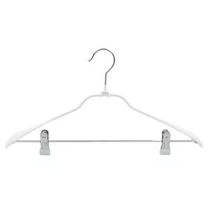 Drēbju žāvētājs Sauber 24850021 metāla ar knaģiem PVC pārklājums balts