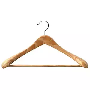 Clothes rack ORDINETT Wood Luxury 45 cm Model 1233042, wall-mounted/standing option