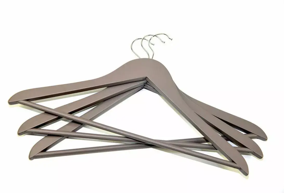 Coat hanger ORDINETT 1201020, wooden set of 3 Photo 4
