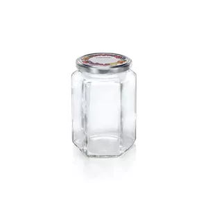 LEIFHEIT Hexagonal glass jar 770ml