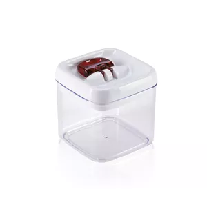 Leifheit 31209 food storage container Rectangular Box 1 L Red, Transparent, White 1 pc(s)