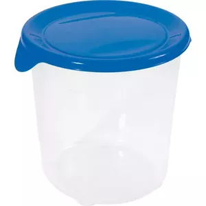 Food container round 1L Fresh&amp;Go blue