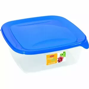 Контейнер для пищи Curver Fresh&Go 2.9 л квадратный синий – герметичный многоразовый пластик