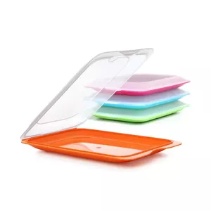 Контейнер для хранения пищи TATAY Fresh 17 x 25.2 x 3.2 см разноцветный - прямоугольный пластиковый