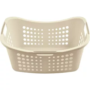 Veļas grozs Curver Victor 50 L, 59 x 38.5 x 24.4 cm, krēmkrāsas