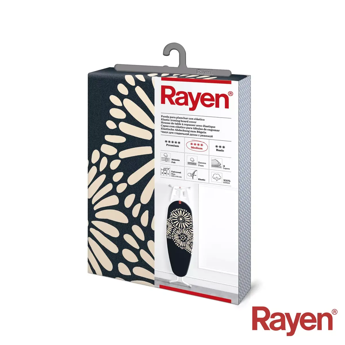 Чехол для гладильной доски RAYEN Medium Elastic 127x51 см Photo 2