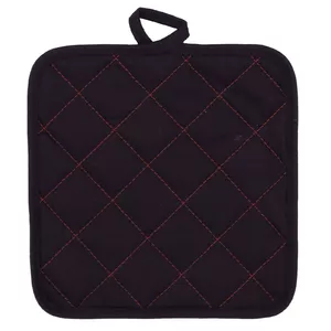 Heat-resistant tray XL 20x20cm black/red