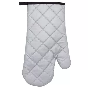 Heat-resistant grill glove ASI COLLECTION 18x33 cm silver, protective oven and barbecue mitt