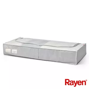 Drēbju kaste RAYEN Premium 103x16x45 cm pelēka — uzglabāšanas kaste drēbēm un veļai