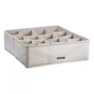 Storage box with sections ORDINETT Linette 1200624, 30.5×30.5×10 cm