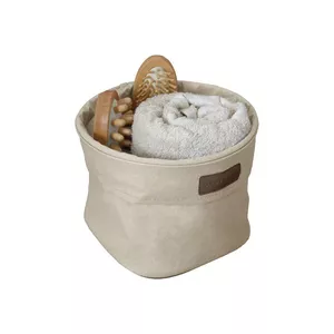 ORDINETT fabric storage box Ego S 18×18×14 cm, ecru