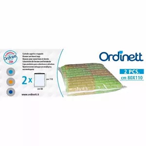 Plastic blanket bags ORDINETT 80×110 cm 2 pcs for storage and moving