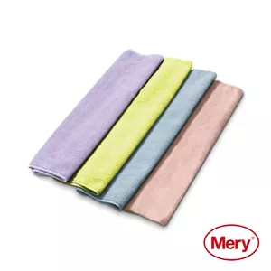 Cleaning microfibre cloths MERY 05095302, set of 4, 38×36 cm