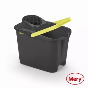 Bucket MERY 05031532 14L push button grey