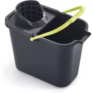 Rectangular bucket MERY 05011132 12L grey – plastic utility bucket, 12 liters capacity
