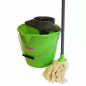 Bucket Sauber 24800802 12L with push handle and metal handle