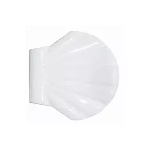 Klipši dušas aizkaram Shell-Clip 2gb balts plastmasa