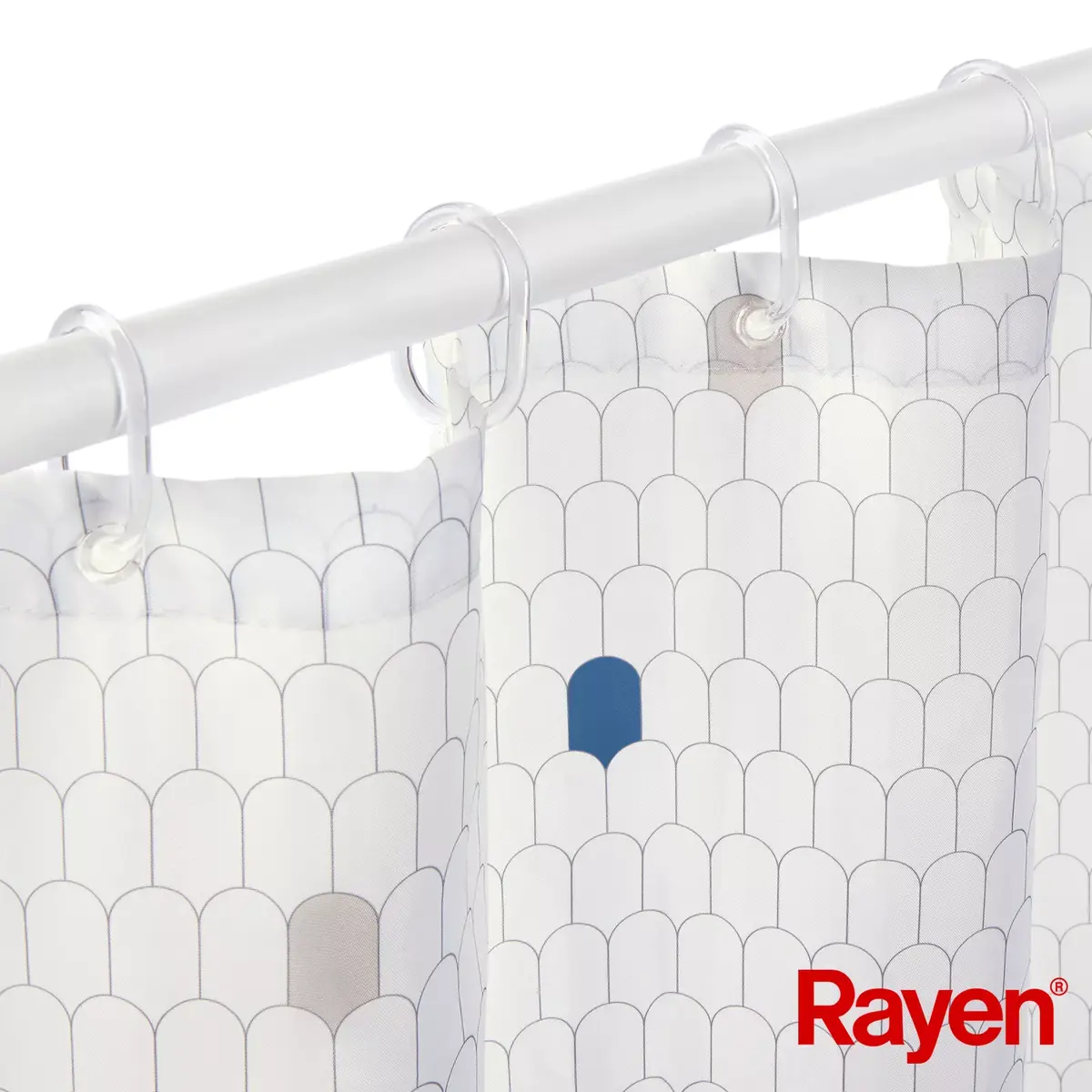 Shower curtain RAYEN 012348 180x200 cm Photo 5