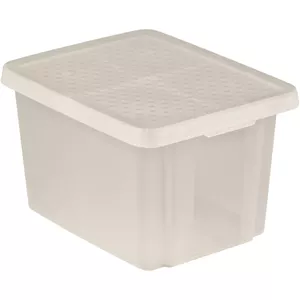 Storage box with lid Curver Essentials 26L 34×44×27 cm transparent