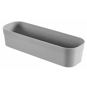 Storage box Curver Infinity 23x8x5 cm grey – compact plastic organizer