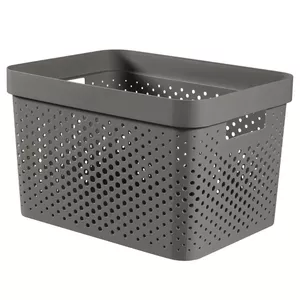 Storage box Curver Infinity Recycled 17 L 36×27×22 cm dark grey