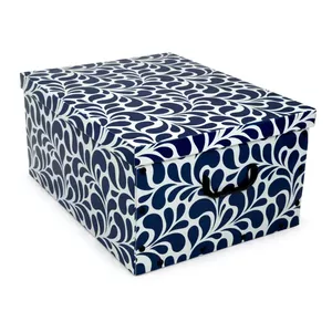 Cardboard storage box ORDINETT Big Box Goccia 49×39×25 cm assorted colors