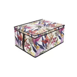 Storage folding box ORDINETT Floral Beauty L 50×40×25 cm