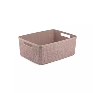 Storage basket Curver Jute M 12L 36x28x15cm pink