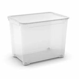 Storage Box with Lid Curver T-box XXL 70 L Transparent