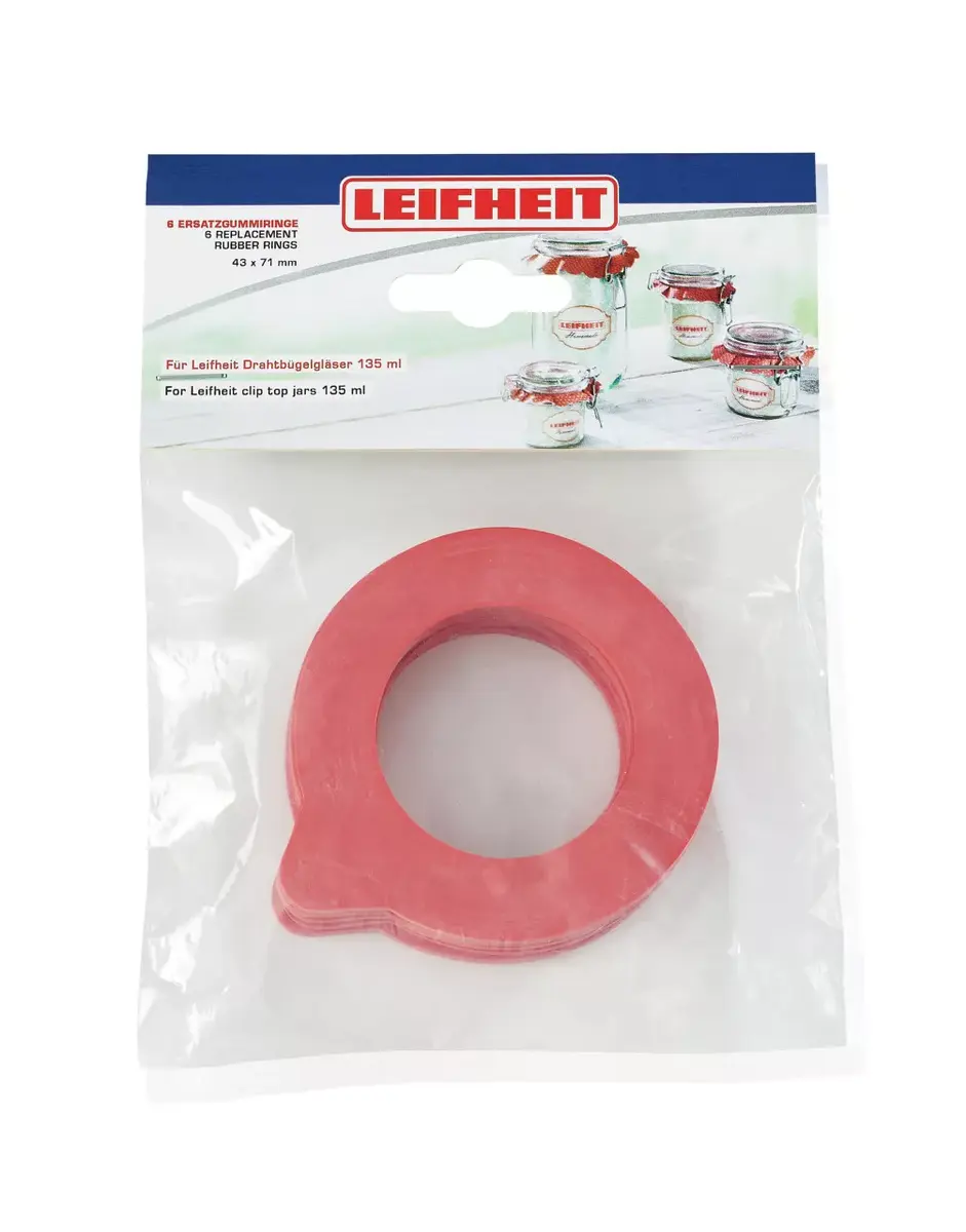 Leifheit gumijas blīvgredzeni 135ml burciņām Photo 2