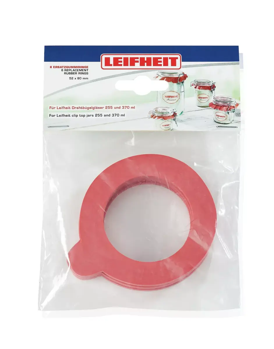 Leifheit Rezerves gumijas gredzeni burkām 52x80mm Photo 2