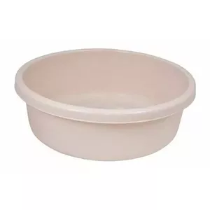 Round bowl Curver 0813304704 9 L beige – plastic household bowl