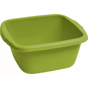 Plastic square bowl Curver 0805141Q30 10 L green