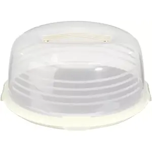 Контейнер для транспортировки торта Curver 0800416128 круглый Ø34.7×15.6 см кремовый