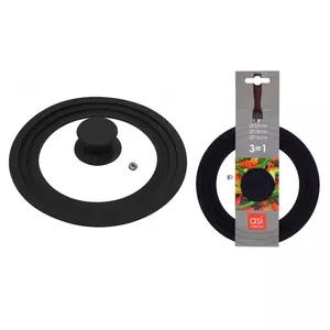 Universal lid ASI COLLECTION 24302200 silicone edge 3in1 Ø16/18/20cm