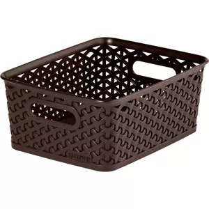 Storage basket Curver My Style S 4L dark brown, 25.5×19.6×10.3 cm