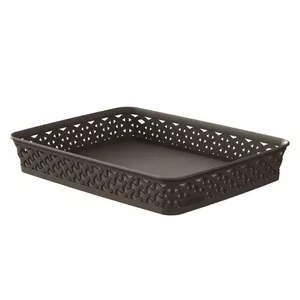 Storage box Curver My Style A4 Dark Brown — durable plastic, A4 document size