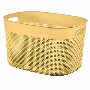 Корзина для хранения Curver Filo L 18 л 38×28×22 см желтая