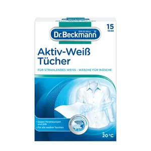 Отбеливающие салфетки dr. beckmann 15 шт — салфетки для удаления пятен с тканей