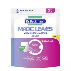 dr. beckmann Magic Leaves Fresh Blossom 25 шт — ароматизирующие салфетки для стирки, 25 штук